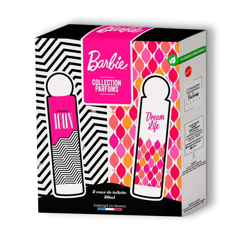 Coffret-parfum duo Barbie Dream Life et Forever Icon